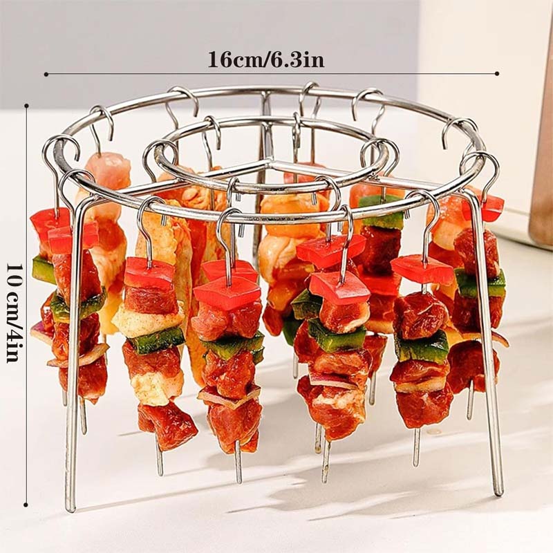 Air Fryer Spydstativ™ | 360° jævn tilberedning, sprød og saftig 🍢 (1+1 GRATIS)