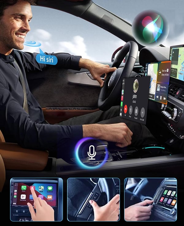 Magicness 2 i 1 Adapter™ | Trådløs CarPlay & Android Auto