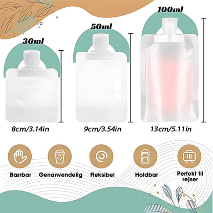 KomPak™ – Genopfyldelige rejseposer