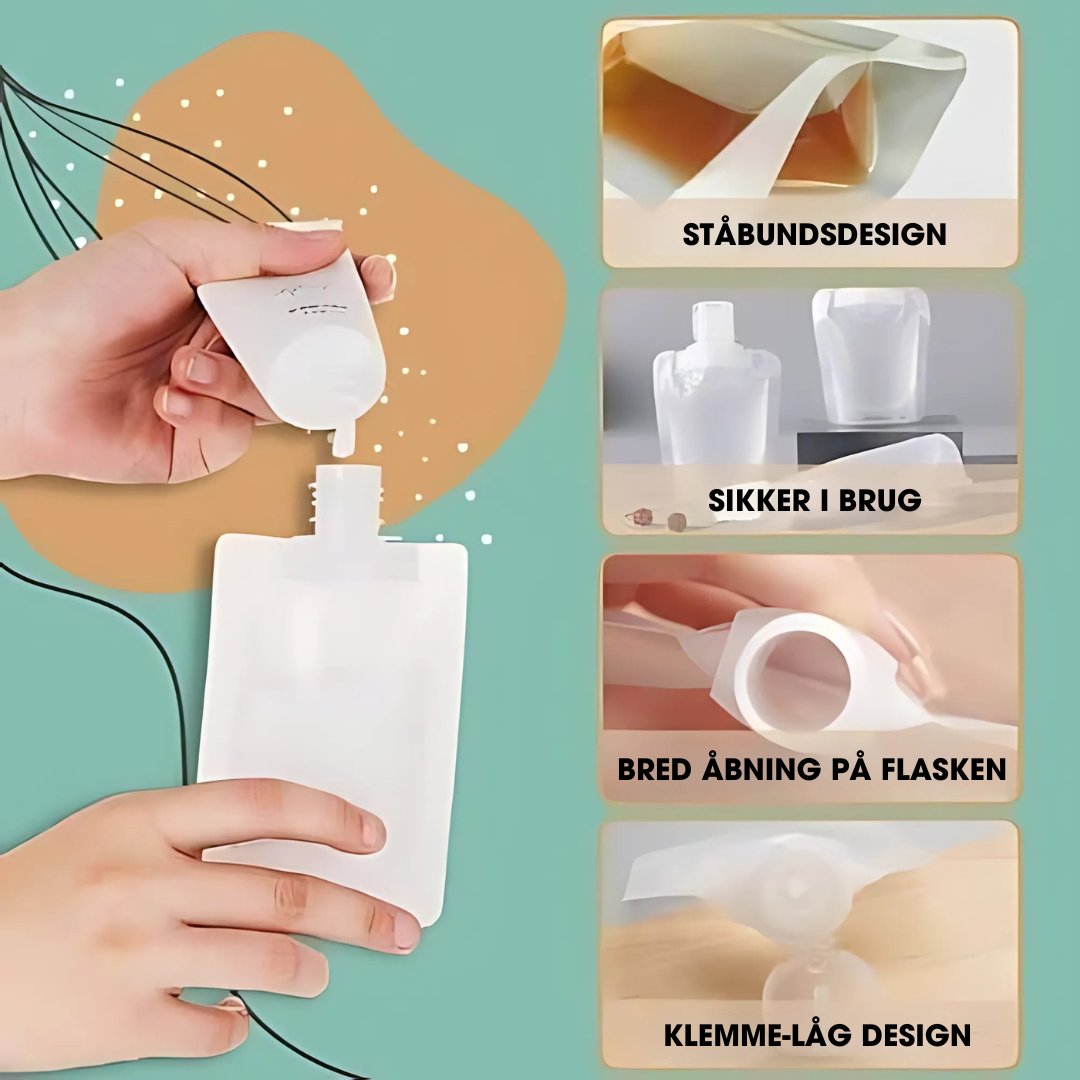 KomPak™ – Genopfyldelige rejseposer